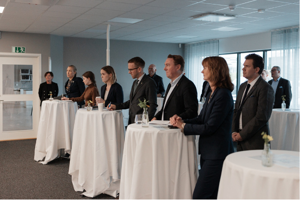 Minister visit at Train Alliance in Rosersberg